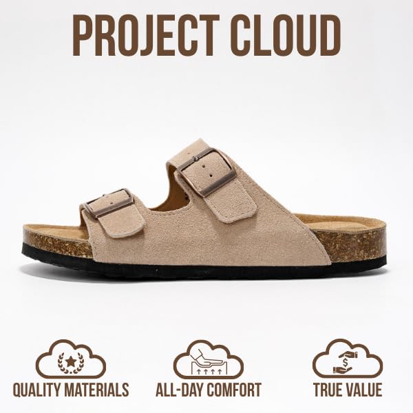 Women's | 100% Genuine Leather Womens Sandals | Memory Foam | Lightweight | Non-Slip - Venita