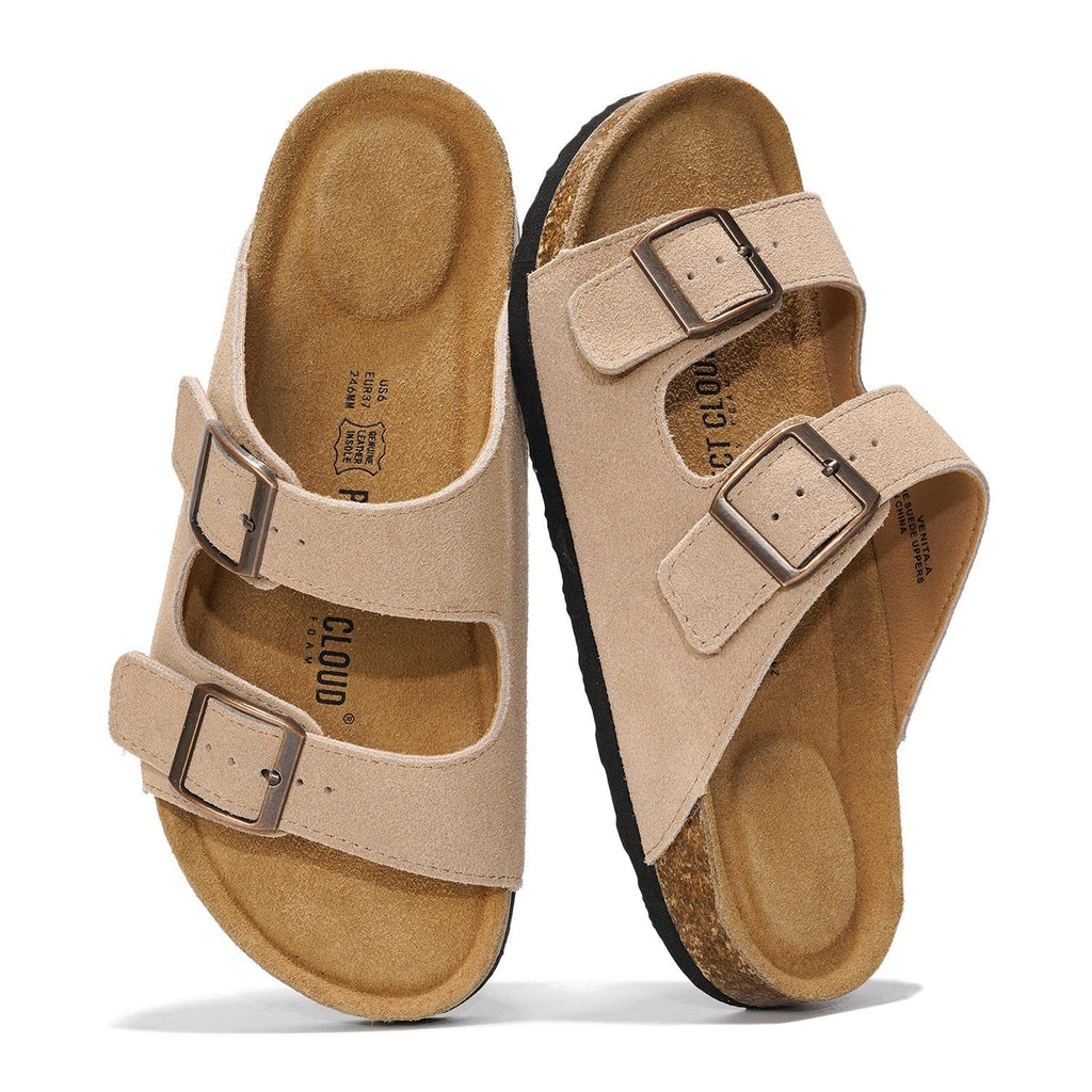 Women's | 100% Genuine Leather Womens Sandals | Memory Foam | Lightweight | Non-Slip - Venita