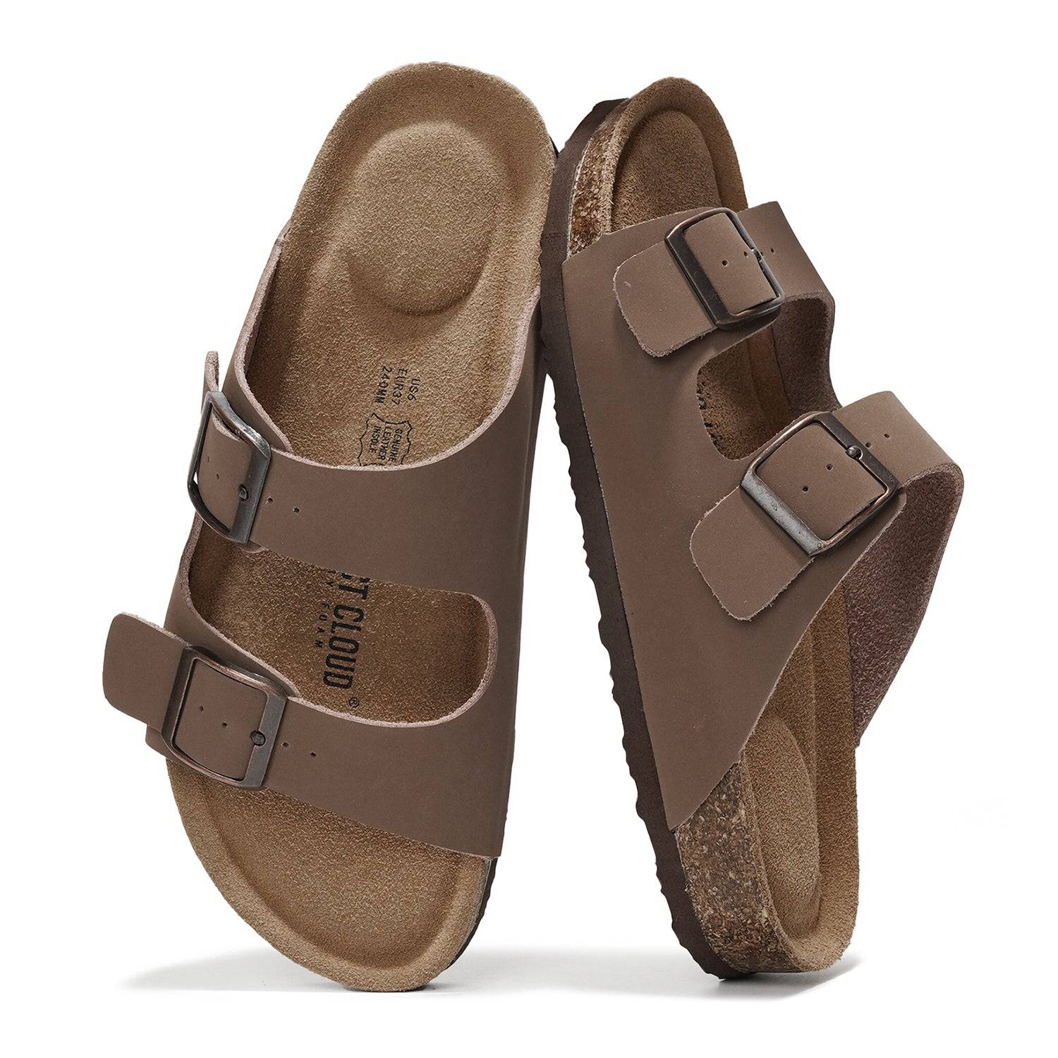 Women's | 100% Genuine Leather Womens Sandals | Memory Foam | Lightweight | Non-Slip - Venita
