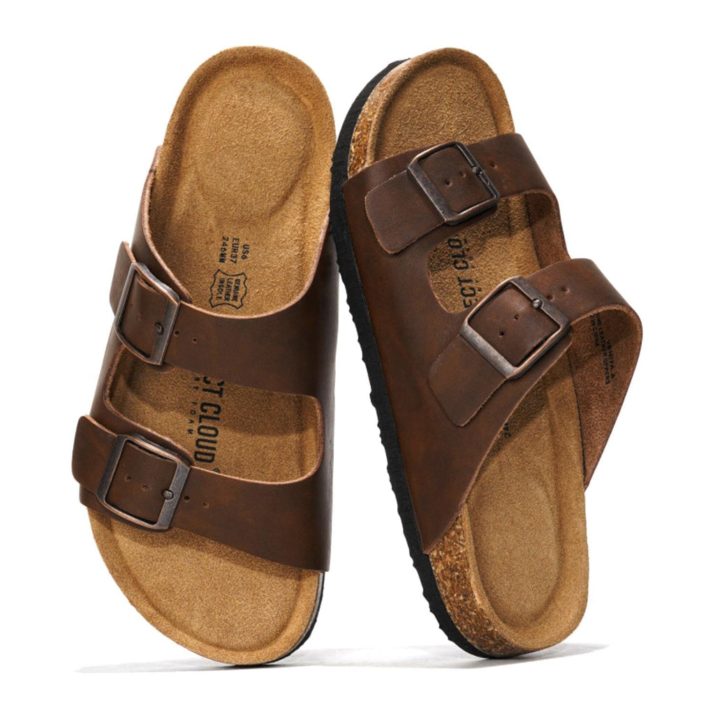 Women's | 100% Genuine Leather Womens Sandals | Memory Foam | Lightweight | Non-Slip - Venita