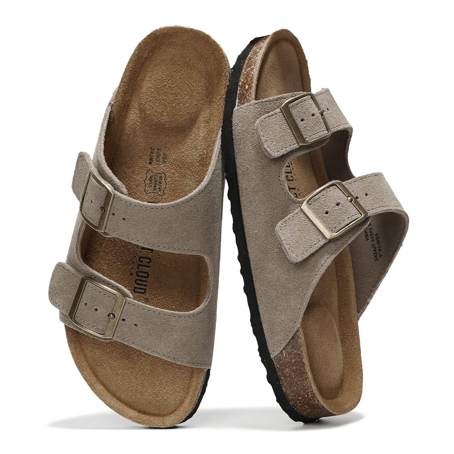 Women's | 100% Genuine Leather Womens Sandals | Memory Foam | Lightweight | Non-Slip - Venita