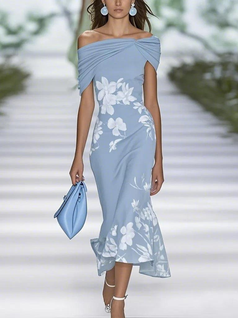 Elegant Spring/Summer Floral Print Dress