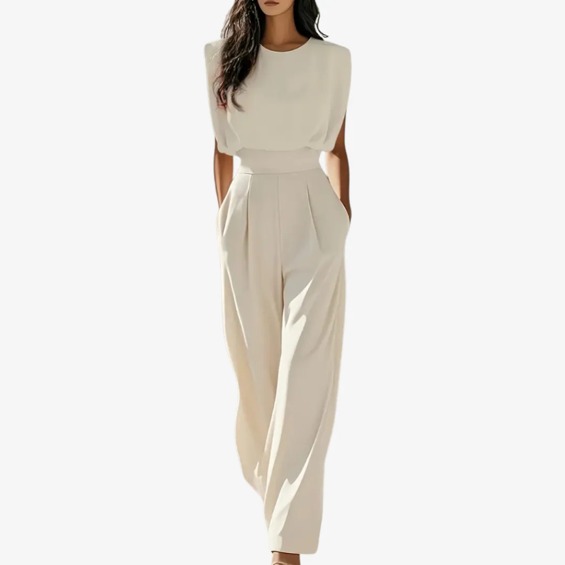 Ariadna | Elegant Sleeveless Jumpsuit with Belt