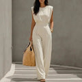Ariadna | Elegant Sleeveless Jumpsuit with Belt