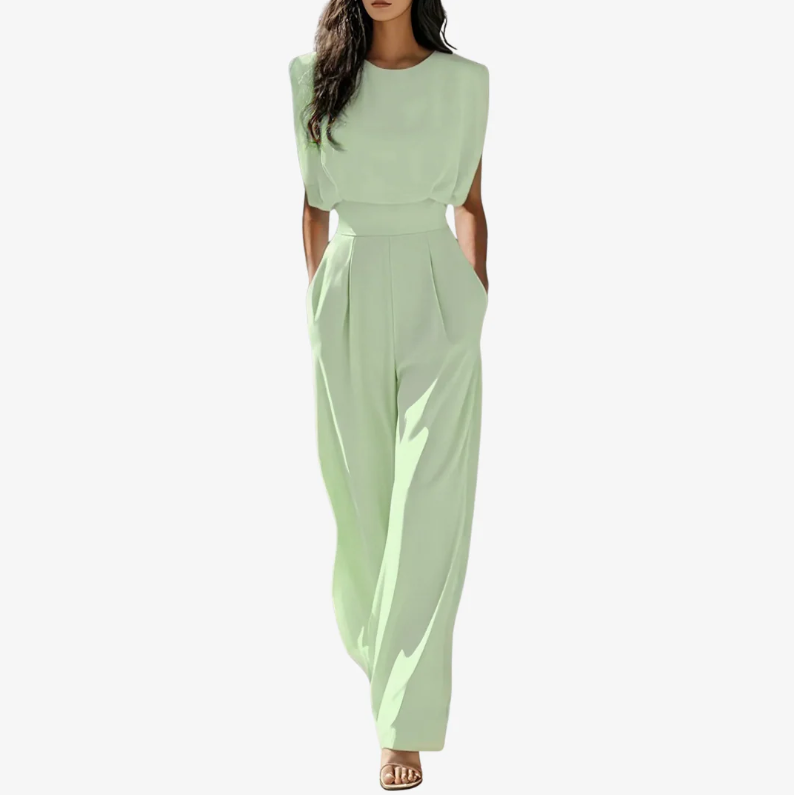 Ariadna | Elegant Sleeveless Jumpsuit with Belt