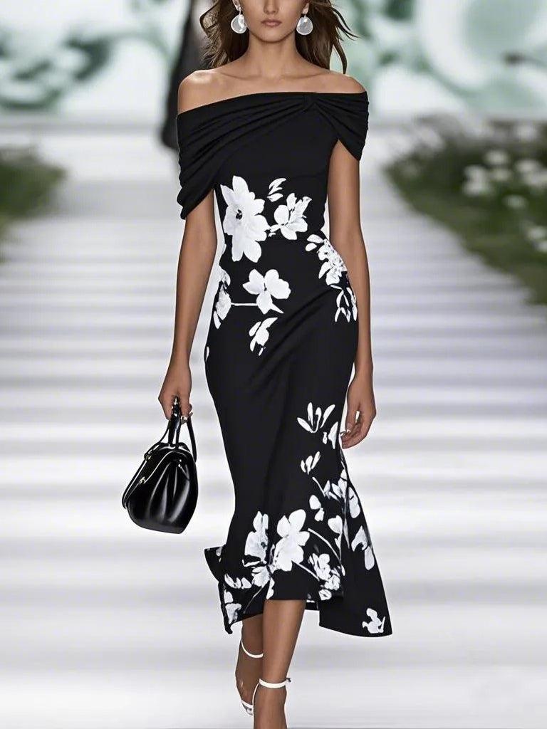 Elegant Spring/Summer Floral Print Dress