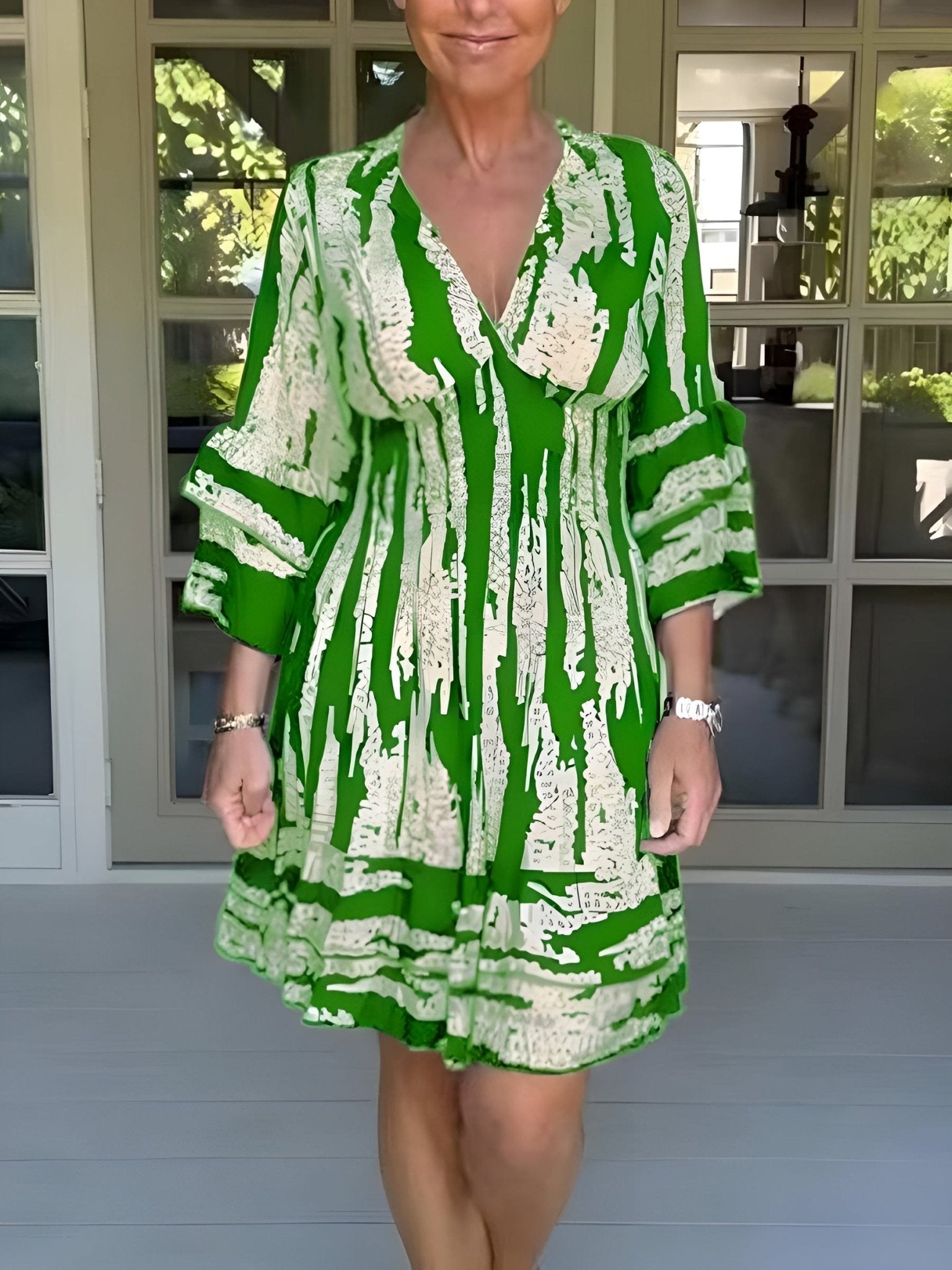 BEATRICE | LIGHTWEIGHT AND ELEGANT SUMMER DRESS - Rossis Family Boutique Miami
