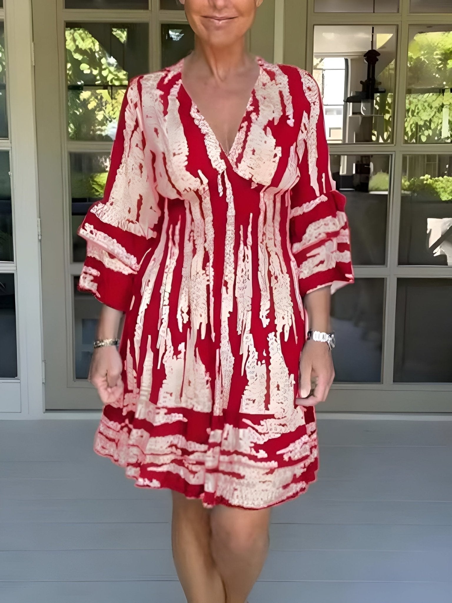 BEATRICE | LIGHTWEIGHT AND ELEGANT SUMMER DRESS - Rossis Family Boutique Miami