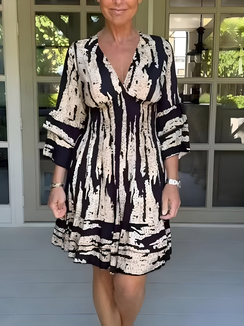BEATRICE | LIGHTWEIGHT AND ELEGANT SUMMER DRESS - Rossis Family Boutique Miami
