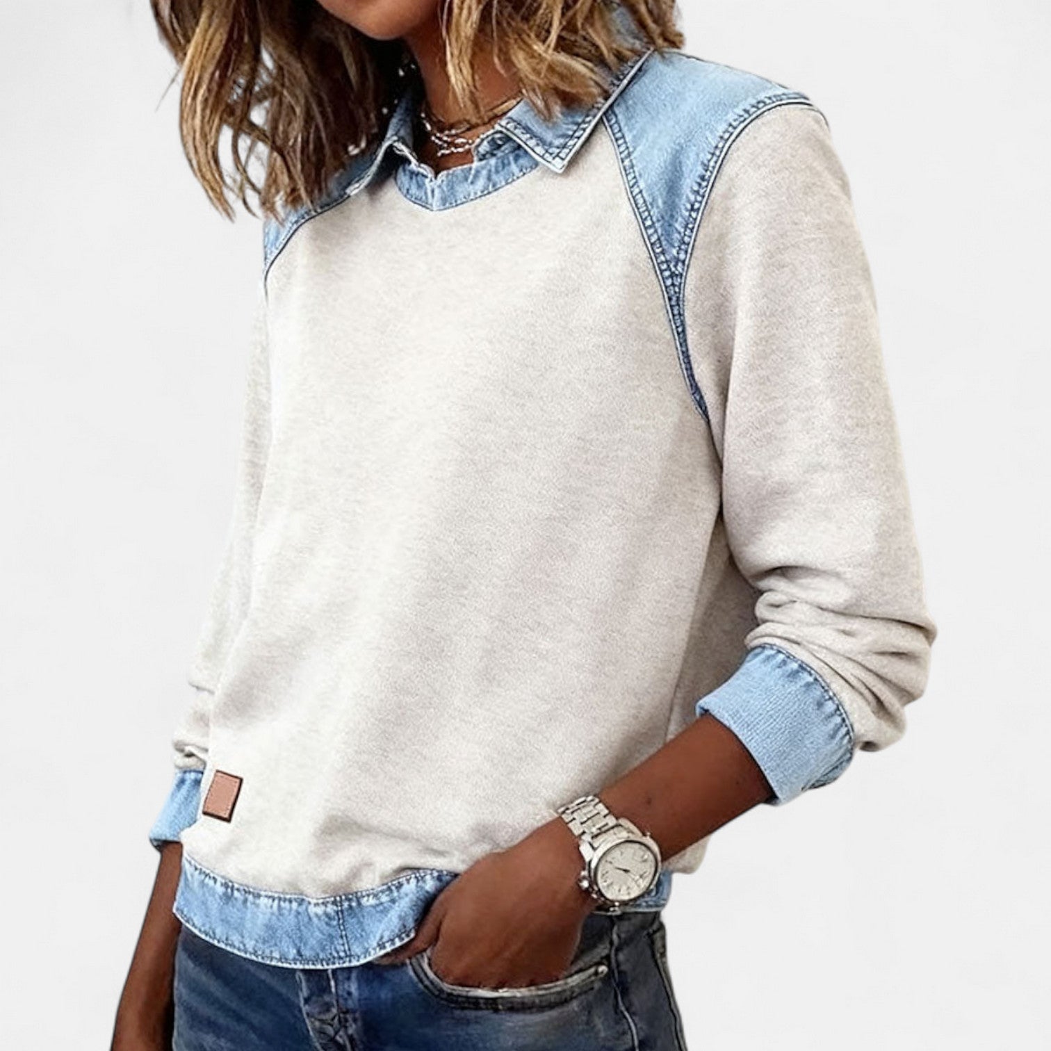 Trendy | Long-Sleeved Blouse