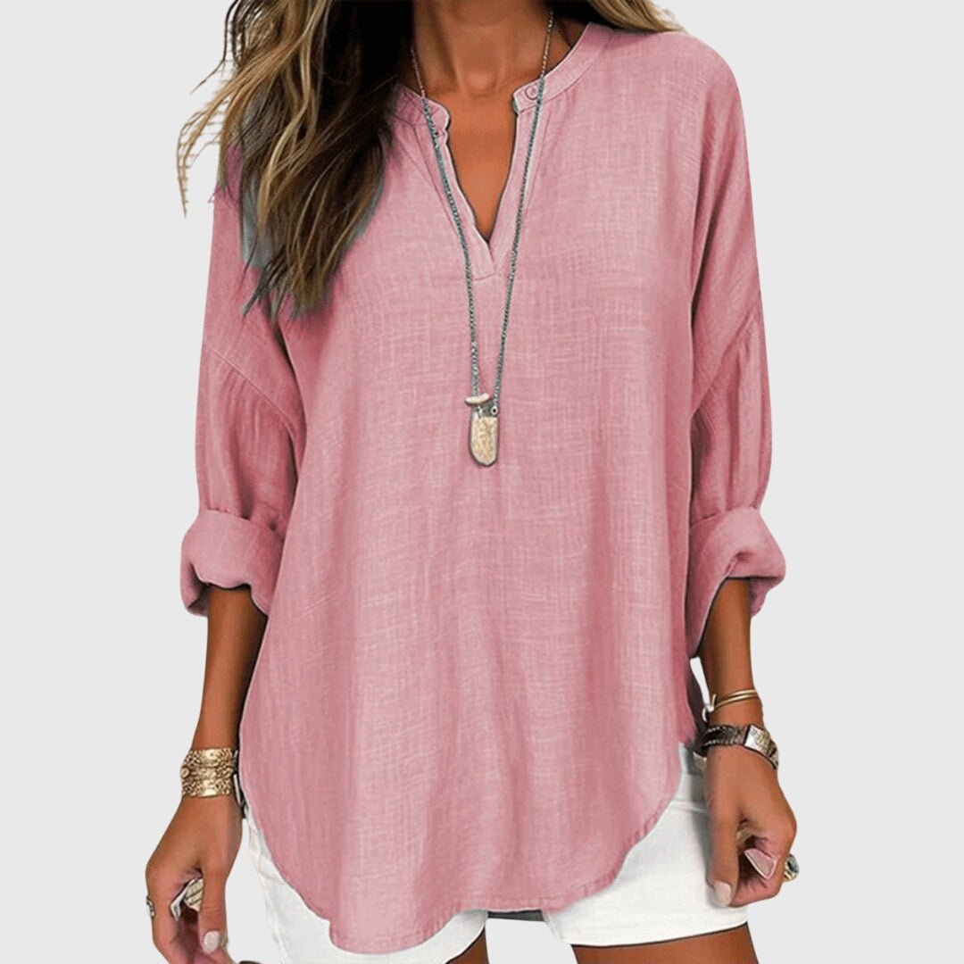 Lenara™ | Elegant and Flowing Beach Shirt
