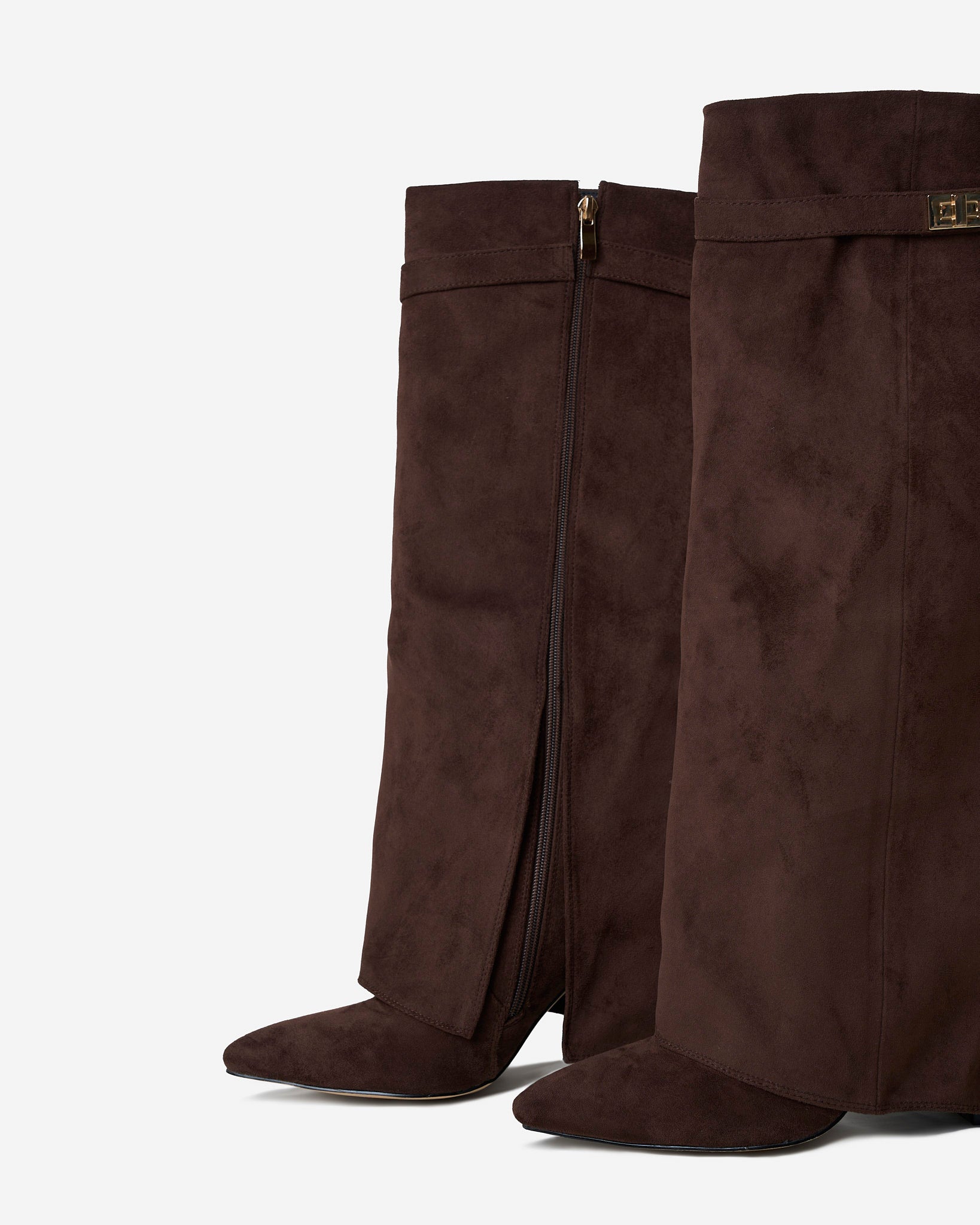 Lavista Suede knee high boots - Dark Brown