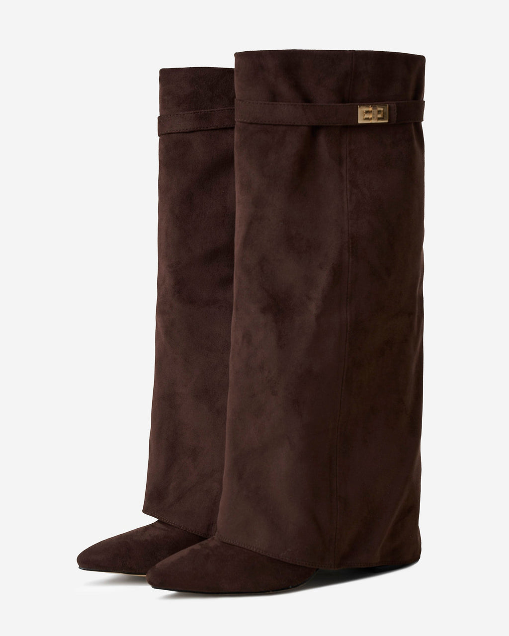 Lavista Suede knee high boots - Dark Brown