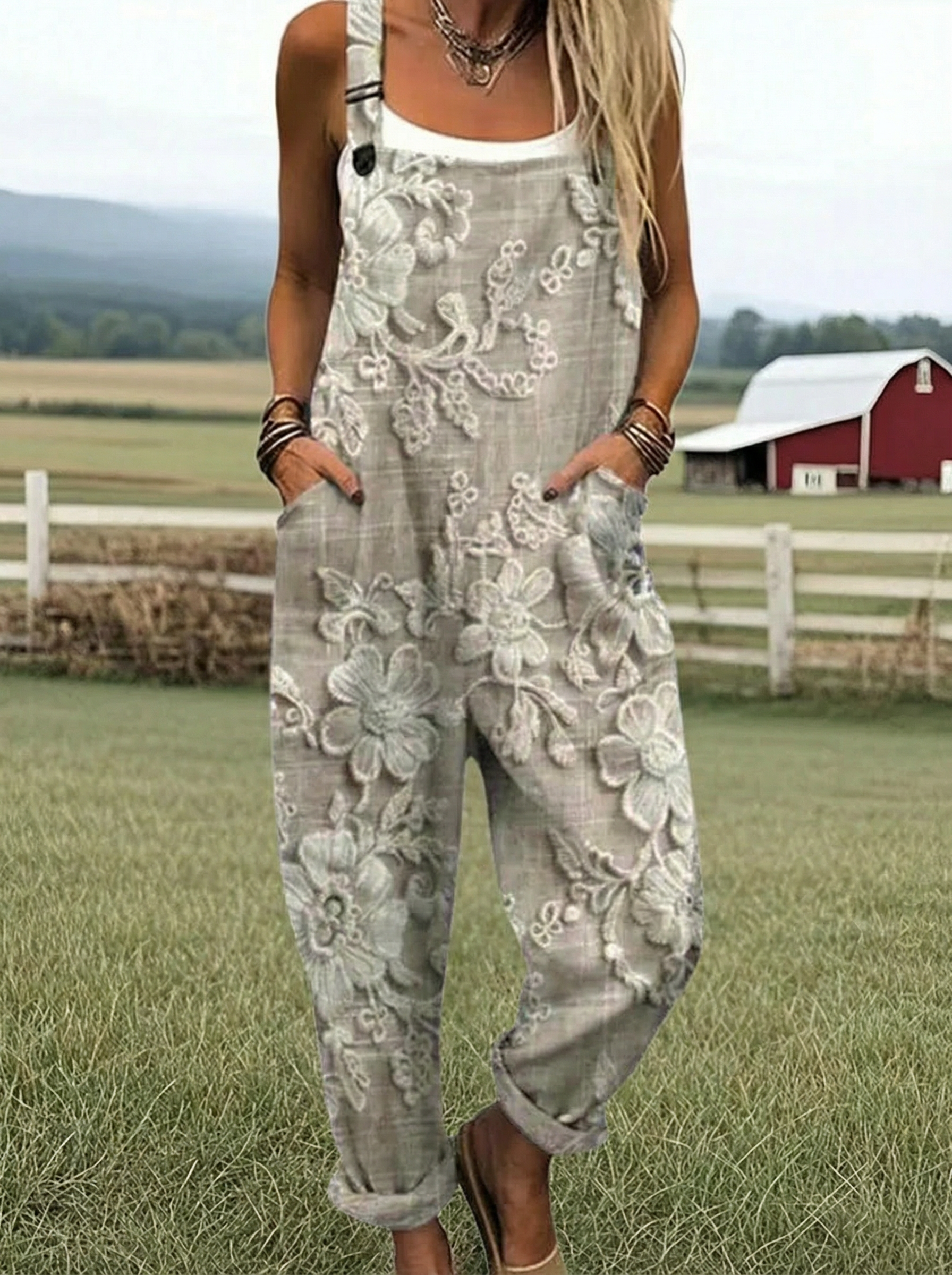 LS™ | Elegant Printed Garden Jumpsuit