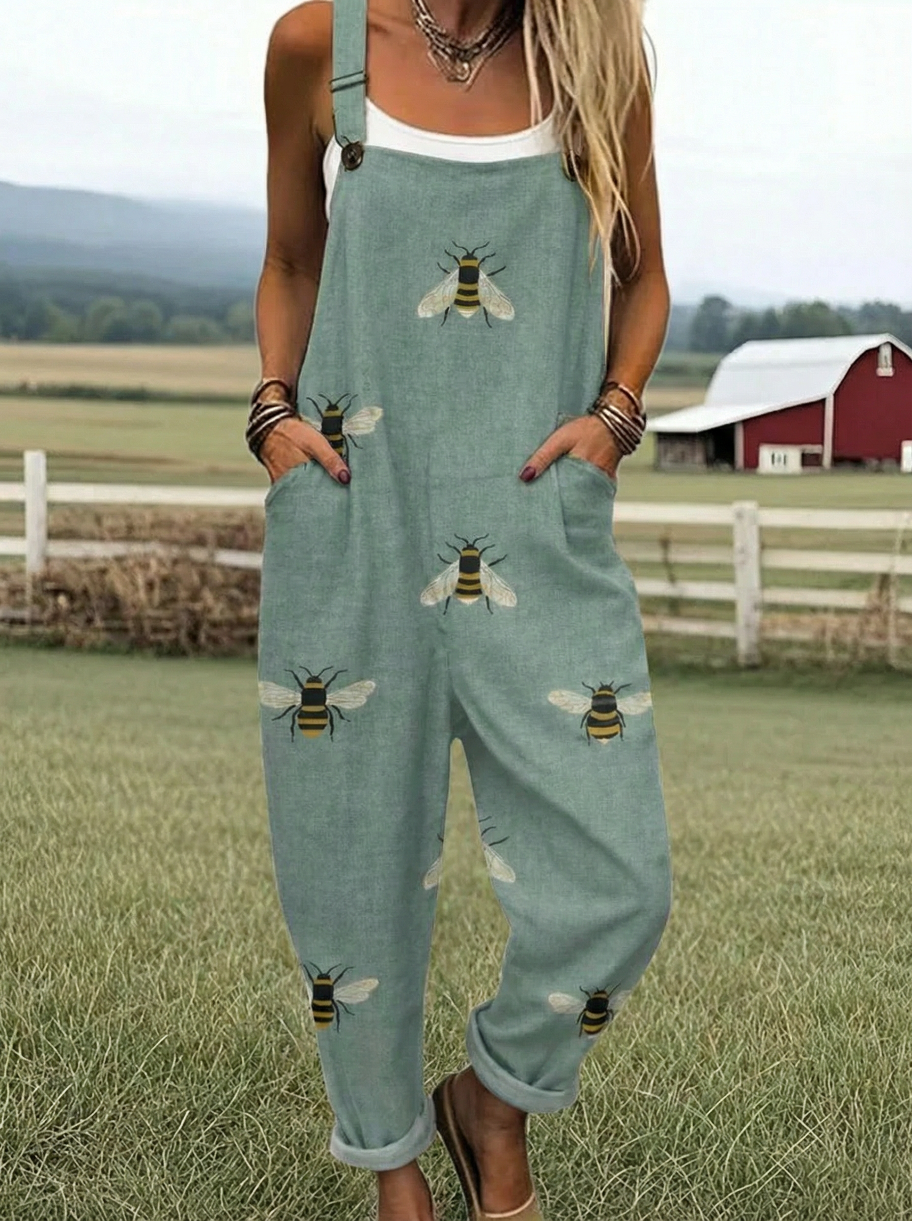 LS™ | Trendy Print Overalls