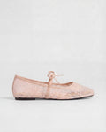 Lace Ballerina Flat - Pink