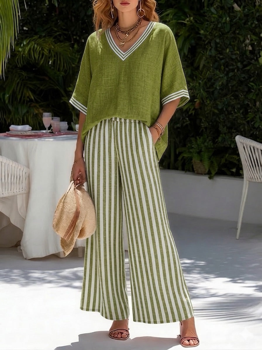 ELENA – STRIPED SET