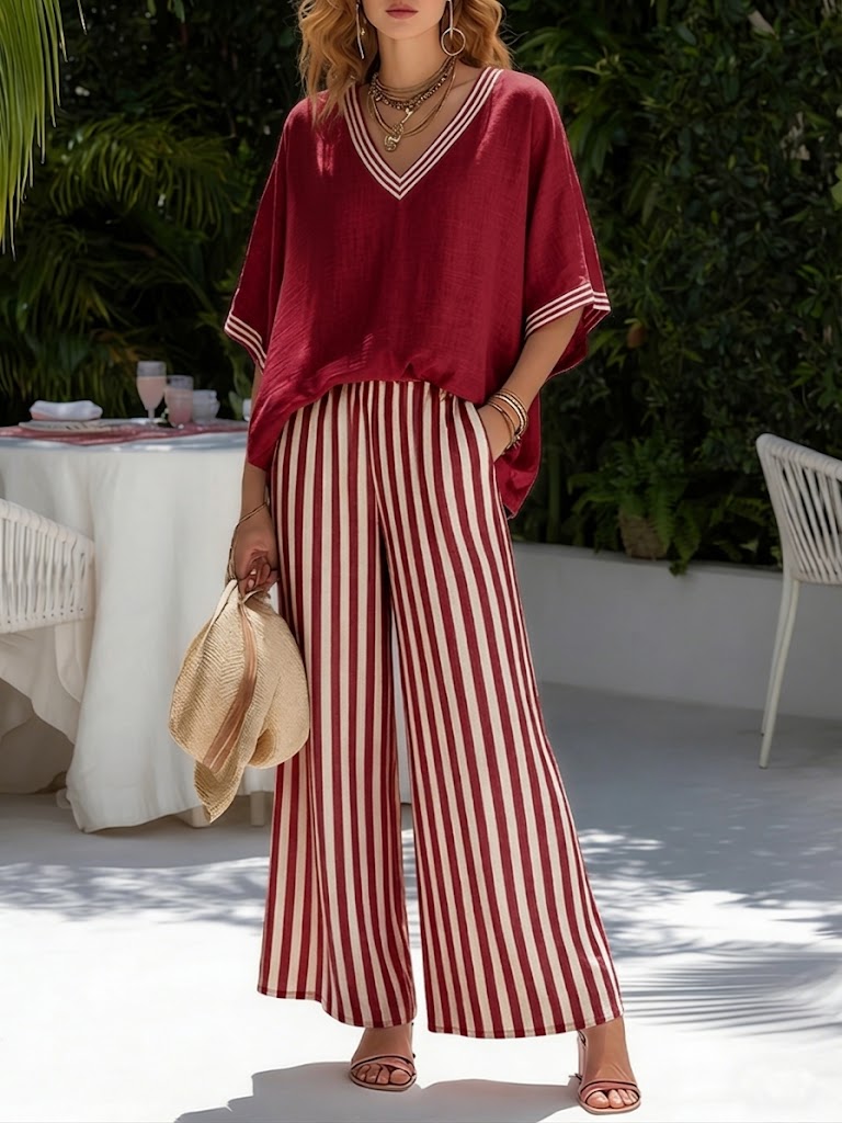 ELENA – STRIPED SET