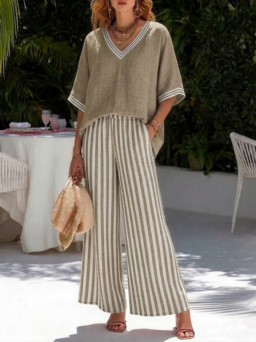 ELENA – STRIPED SET