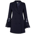 Negroni Women's Blazer - Embroidered, Slim Fit - Luxe Atire