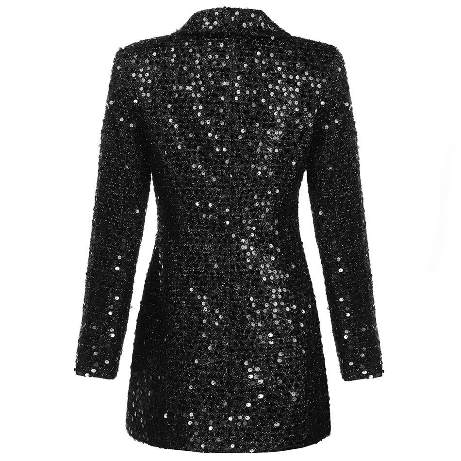 Robinson Sequin Blazer Women - Double - Breasted, Slim Fit - Luxe Atire