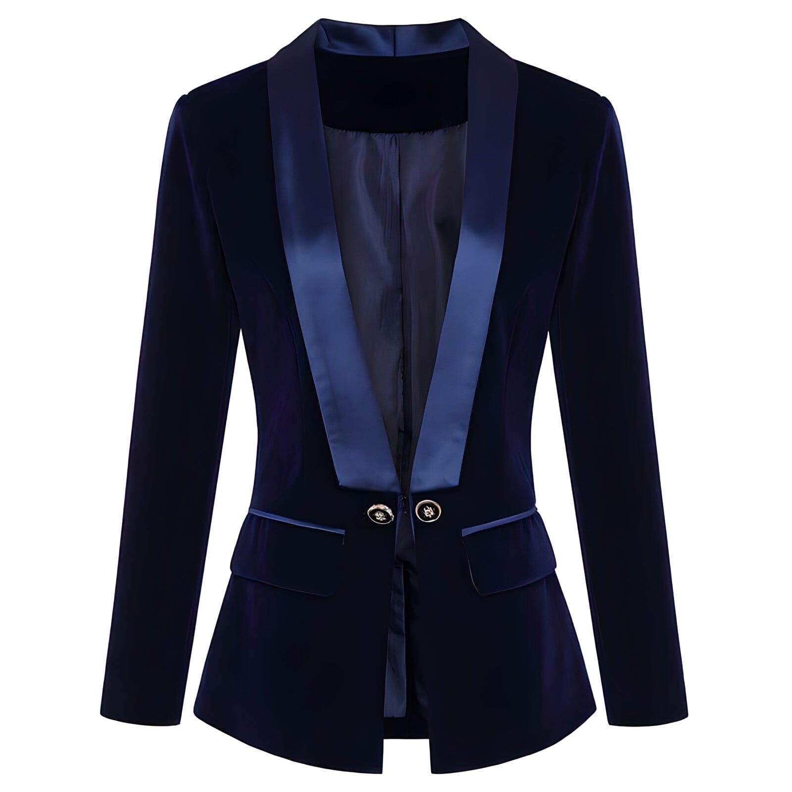 Camille Velvet Blazer - Slim Fit, Single Button - Luxe Atire
