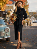 Elegant Ribbed Knit Maxi Longline Cardigan Coat
