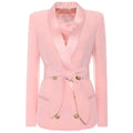 The Riley Belted Slim Fit Blazer - Luxe Atire