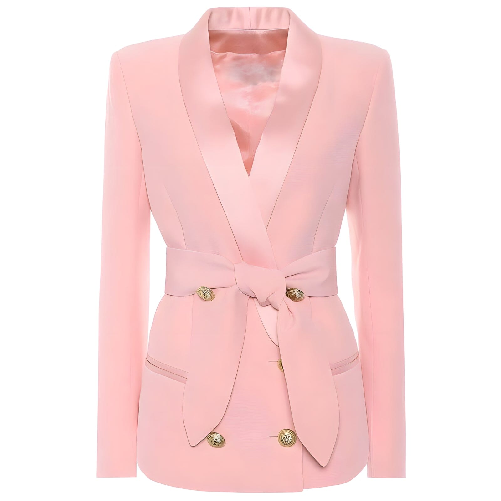 The Riley Belted Slim Fit Blazer - Luxe Atire
