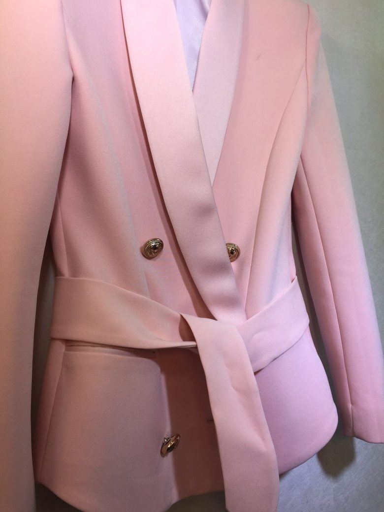The Riley Belted Slim Fit Blazer - Luxe Atire