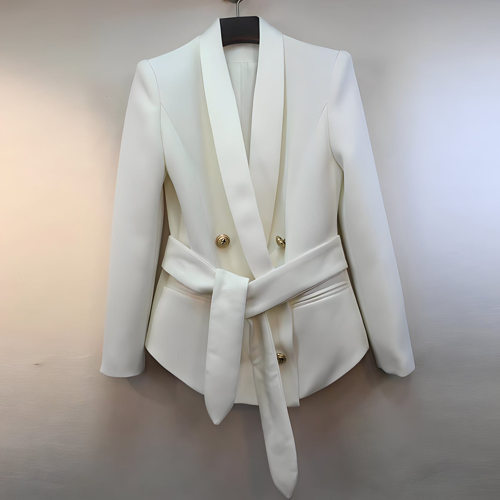 The Riley Belted Slim Fit Blazer - Luxe Atire