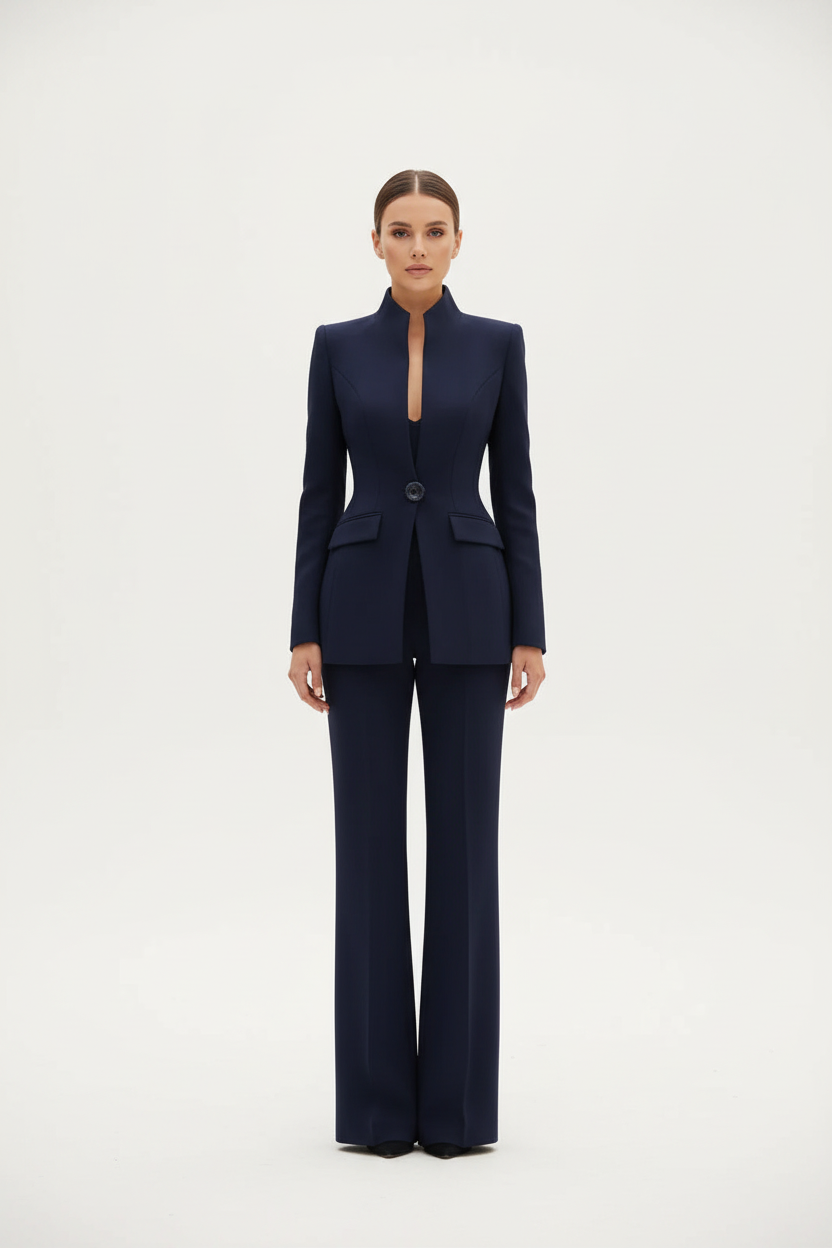 GIA | Blazer and Palazzo Pants Set