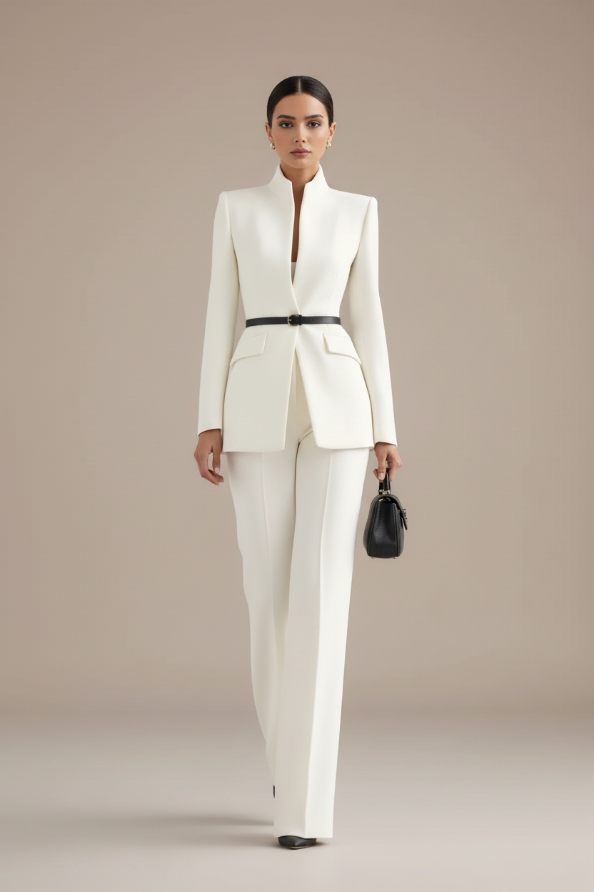 GIA | Blazer and Palazzo Pants Set