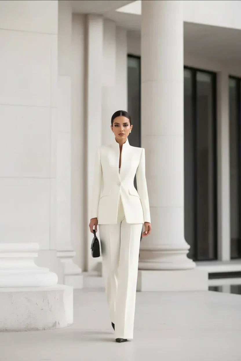 GIA | Blazer and Palazzo Pants Set