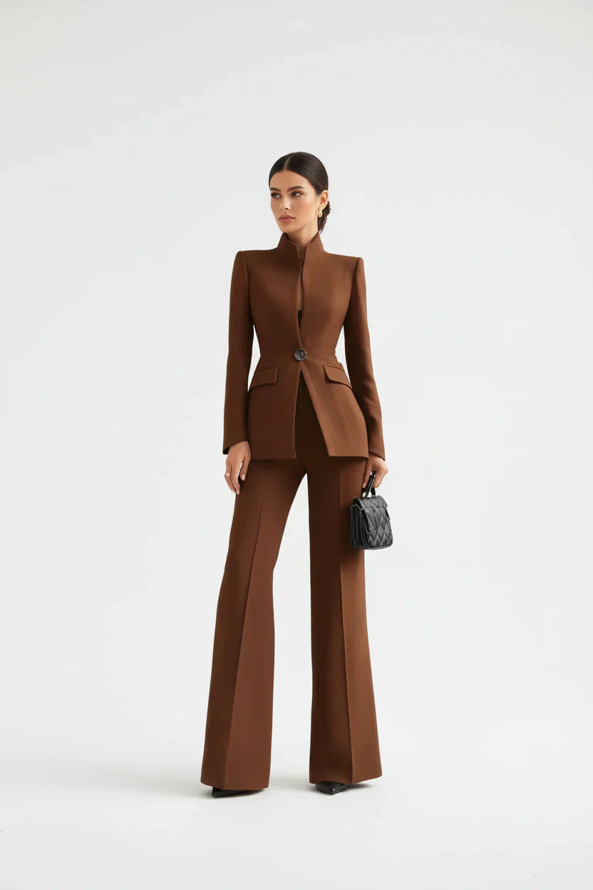 GIA | Blazer and Palazzo Pants Set