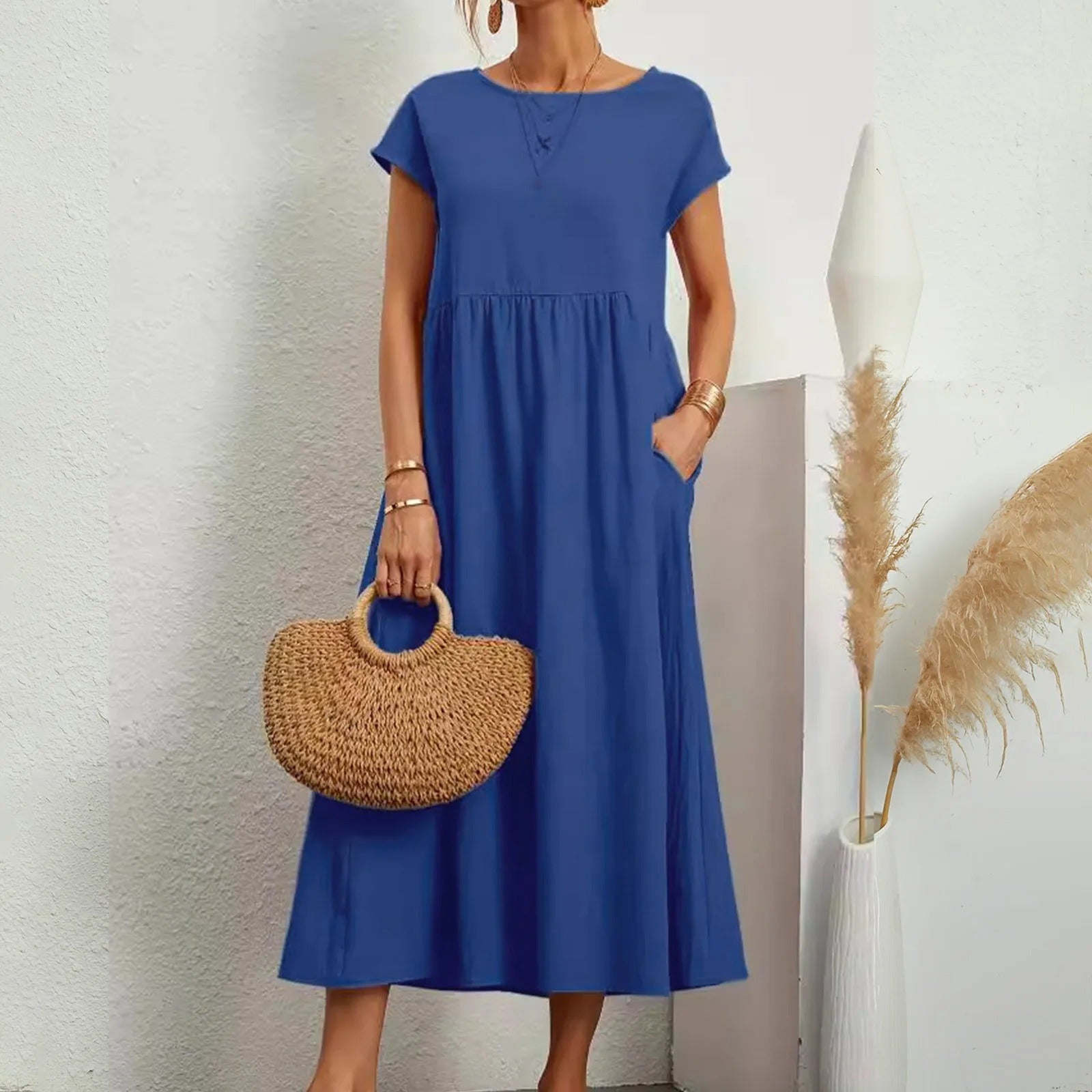 CATHERINE | ELEGANT ESSENTIAL DRESS - Rossis Family Boutique Miami