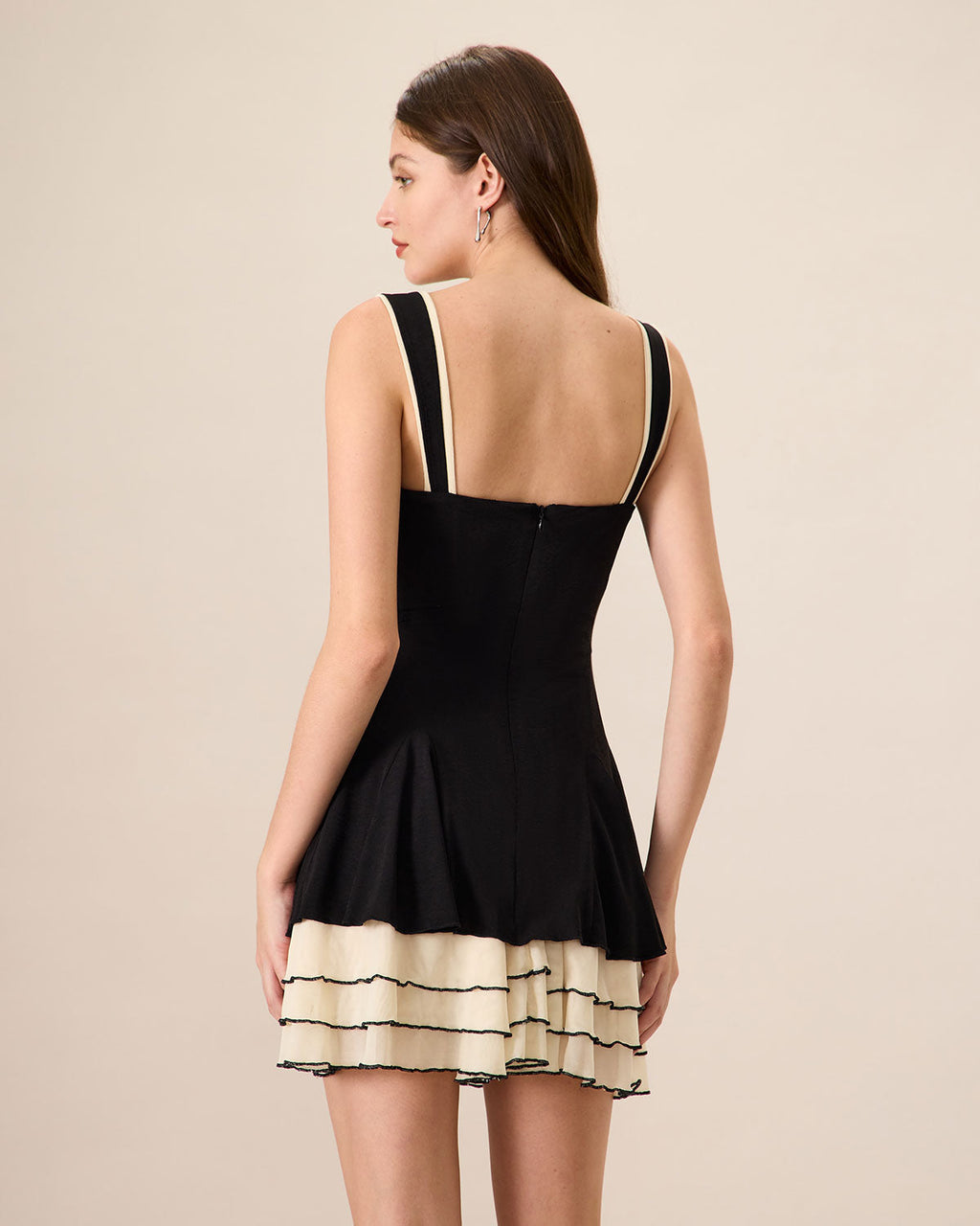 Black Knit Bodycon Mini Dress