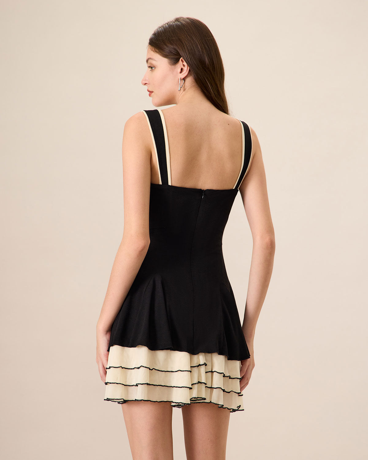 Black Knit Bodycon Mini Dress