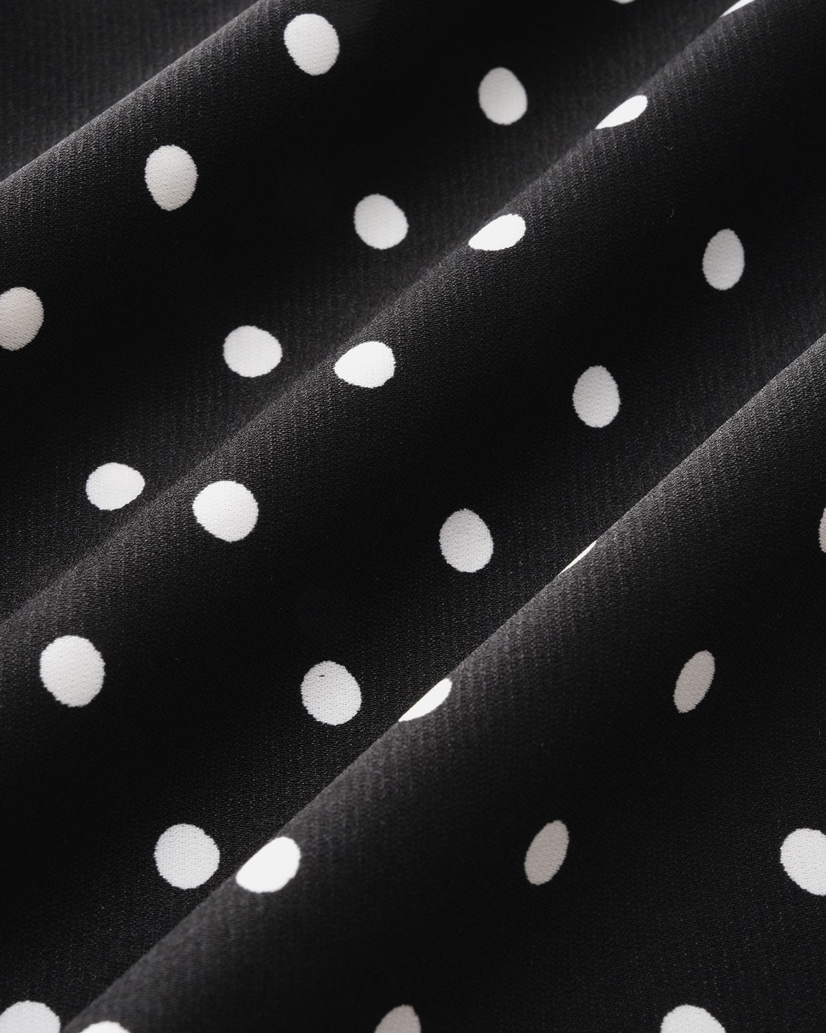 Black Polka Dot Slip Maxi Dress with Cowl Neck