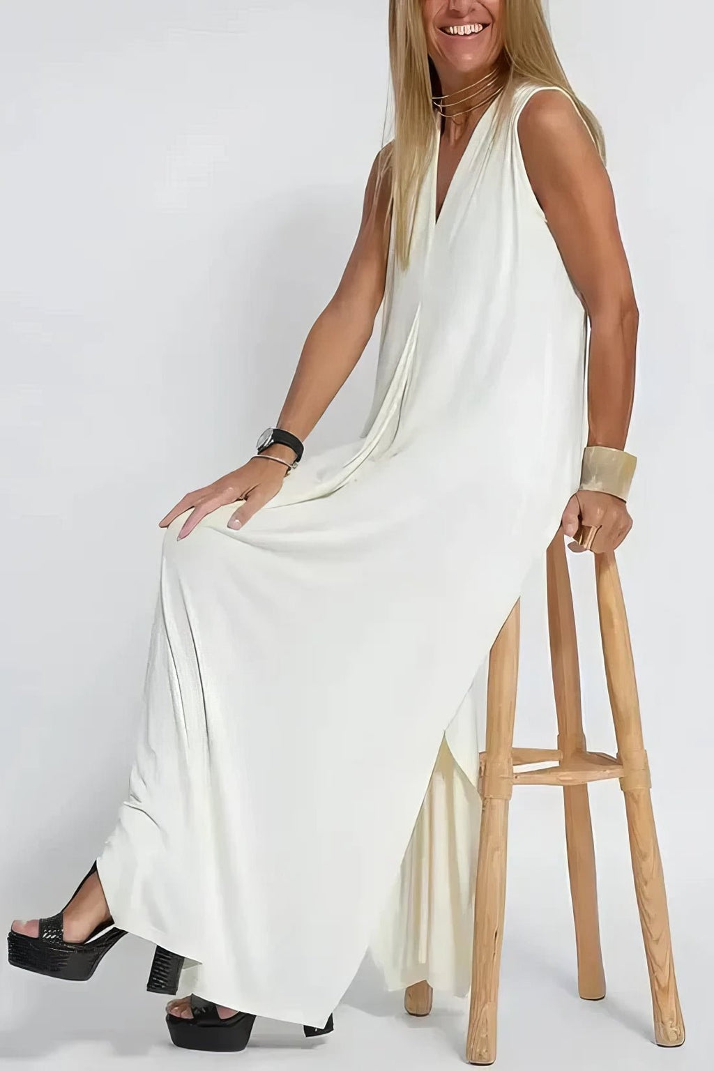 CLAIRE | ELEGANT LONG DRESS - Rossis Family Boutique Miami