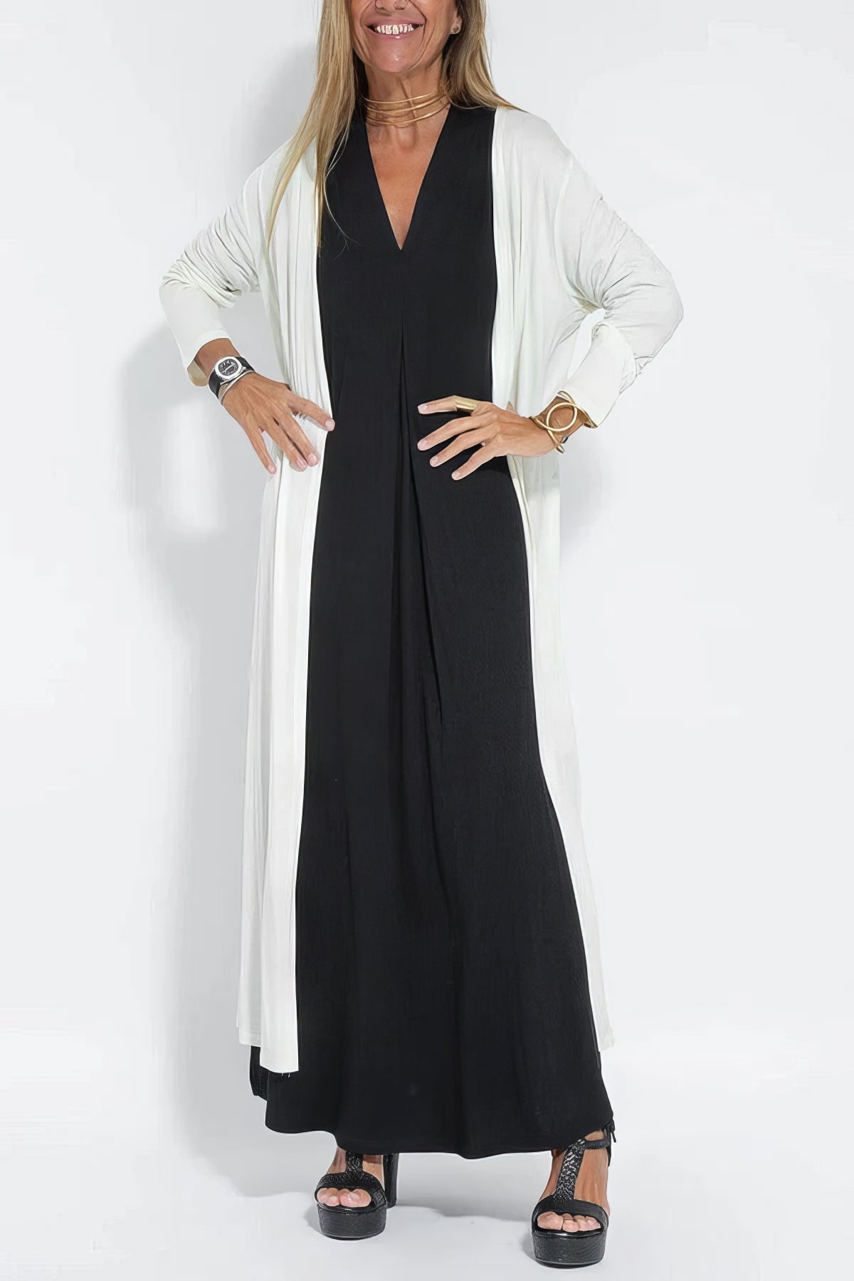 CLAIRE | ELEGANT LONG DRESS - Rossis Family Boutique Miami