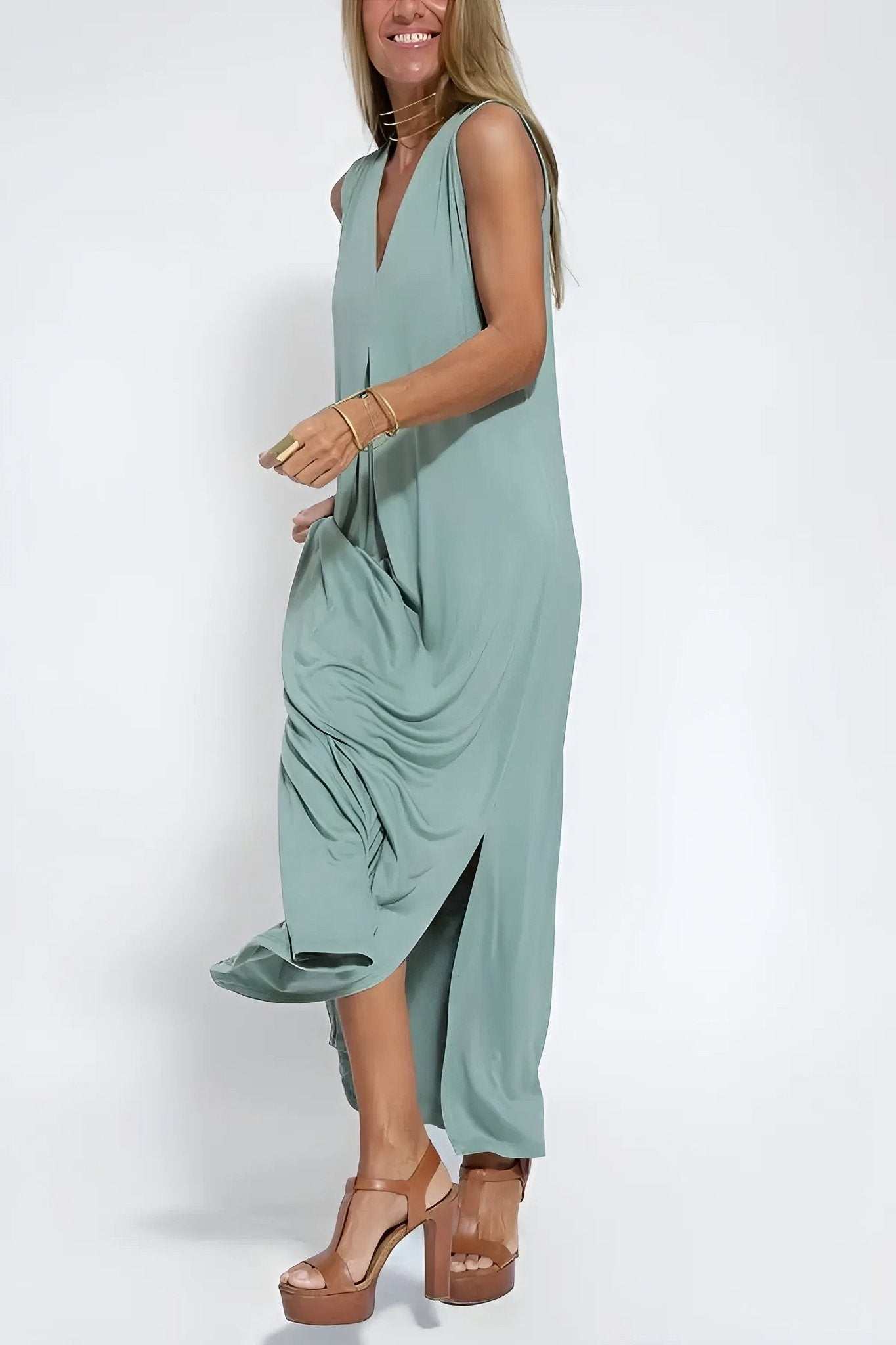 CLAIRE | ELEGANT LONG DRESS - Rossis Family Boutique Miami