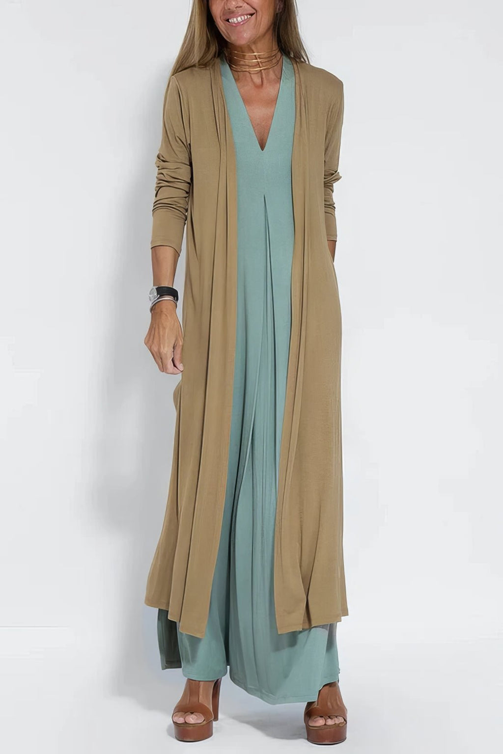 CLAIRE | ELEGANT LONG DRESS - Rossis Family Boutique Miami