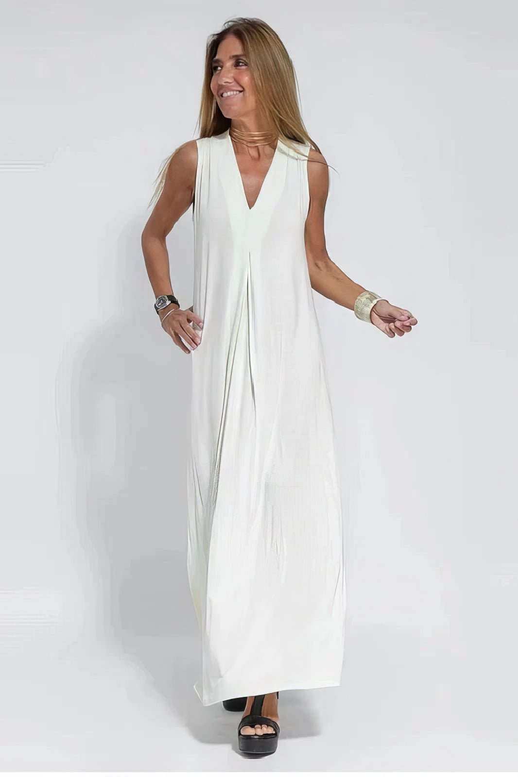 CLAIRE | ELEGANT LONG DRESS - Rossis Family Boutique Miami